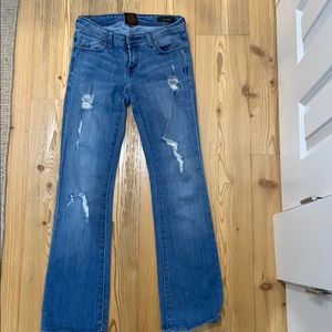 Genetic Denim The Riley bootcut distressed jeans